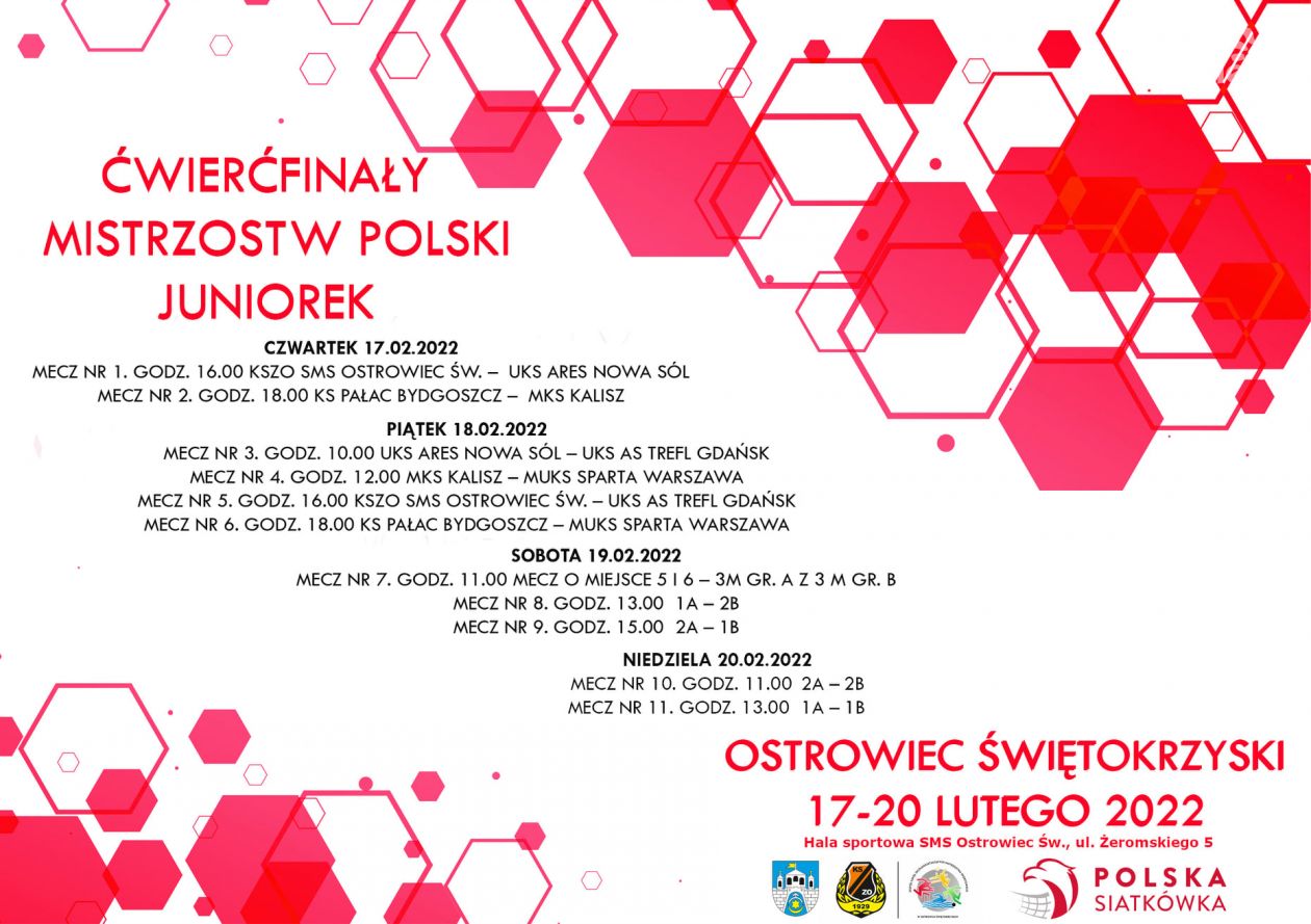 Zbliżają się Ćwierćfinały Mistrzostw Polski Juniorek w siatkówce