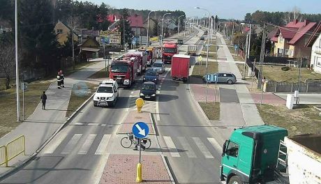 Uszkodzone gazowe przyłącze przy ulicy Bałtowskiej