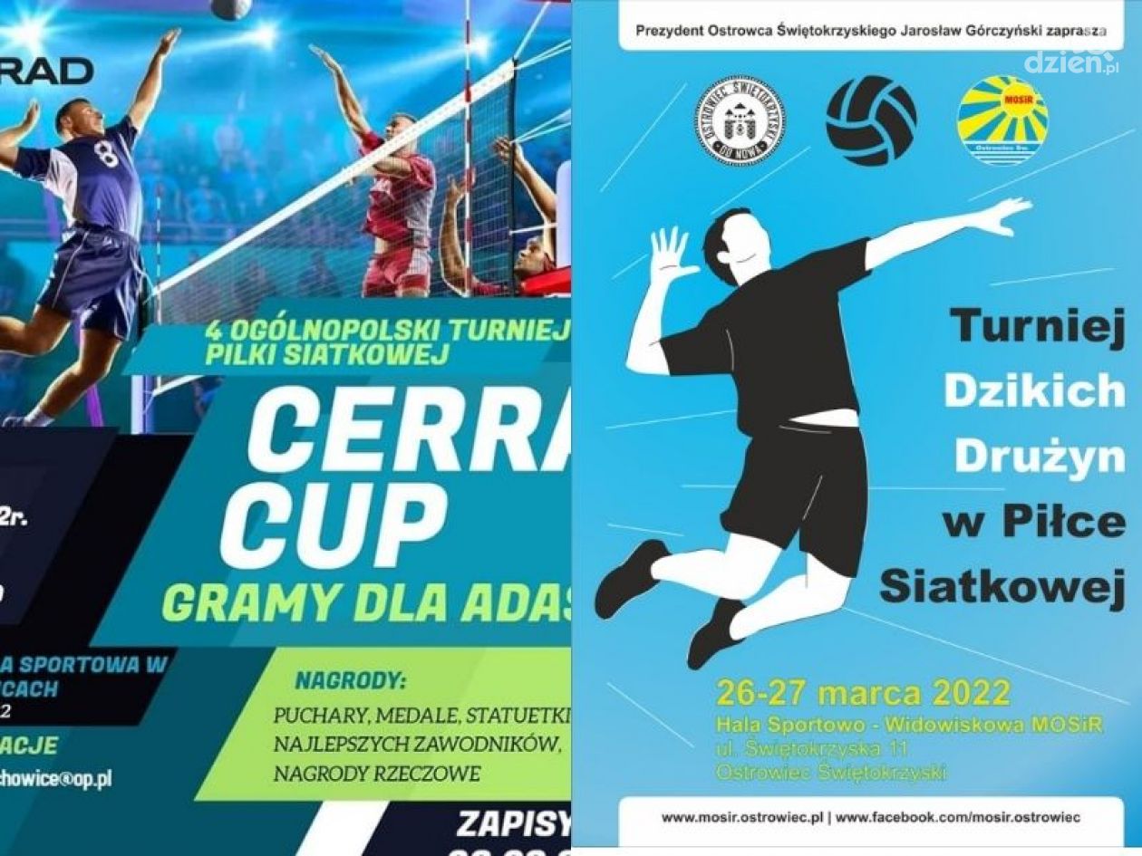 W Starachowicach i Ostrowcu turnieje piłki siatkowej