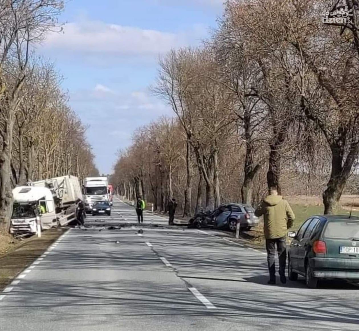 Tragiczny wypadek na drodze Ożarów -Tarłów 