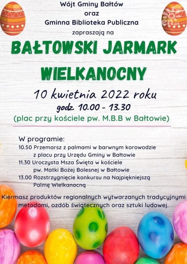 Jarmark Wielkanocny w Bałtowie już w tą niedzielę