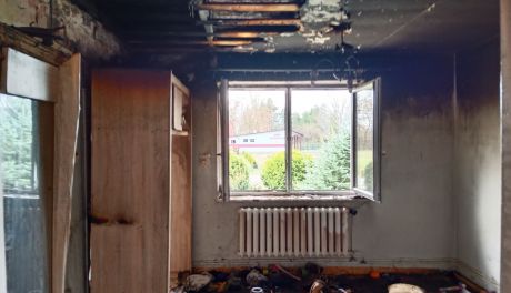 Pożar pochłonął dom sołtyski z gminy Ożarów