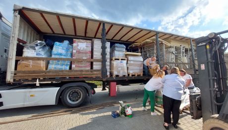 Kolejny transport z darami dla Ukrainy wyjechał z Kielc