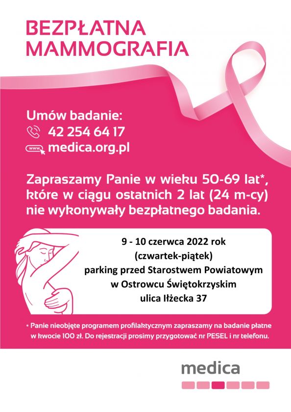 Bezpłatna mammografia 