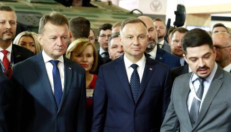 [FOTORELACJA] Prezydent Andrzej Duda odwiedził tegoroczny MSPO