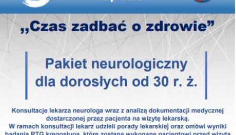 Pakiet neurologiczny dla dorosłych mieszkańców Powiatu Ostrowieckiego 
