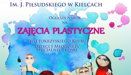 Świętokrzyski Klub Dzieci i Młodzieży Specjalnej Troski ogłosił nabór na zajęcia plastyczne