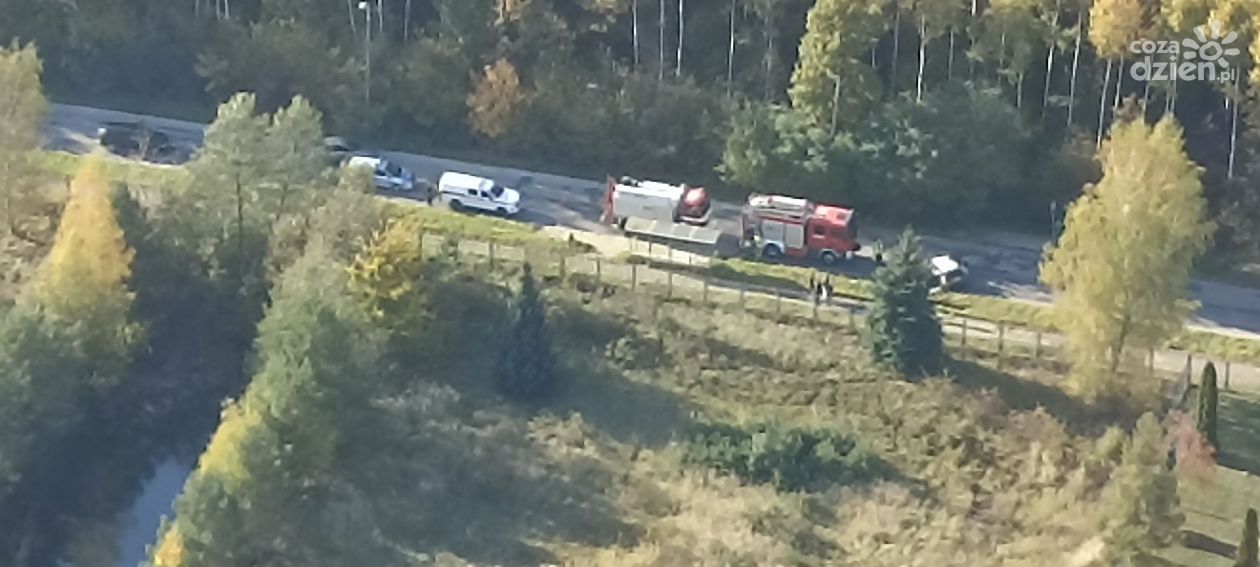 Kielce: Na ulicy Krakowskiej zderzył się motocykl z samochodem osobowym