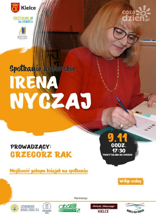 Spotkanie autorskie z Ireną Nyczaj w kieleckiej MBP