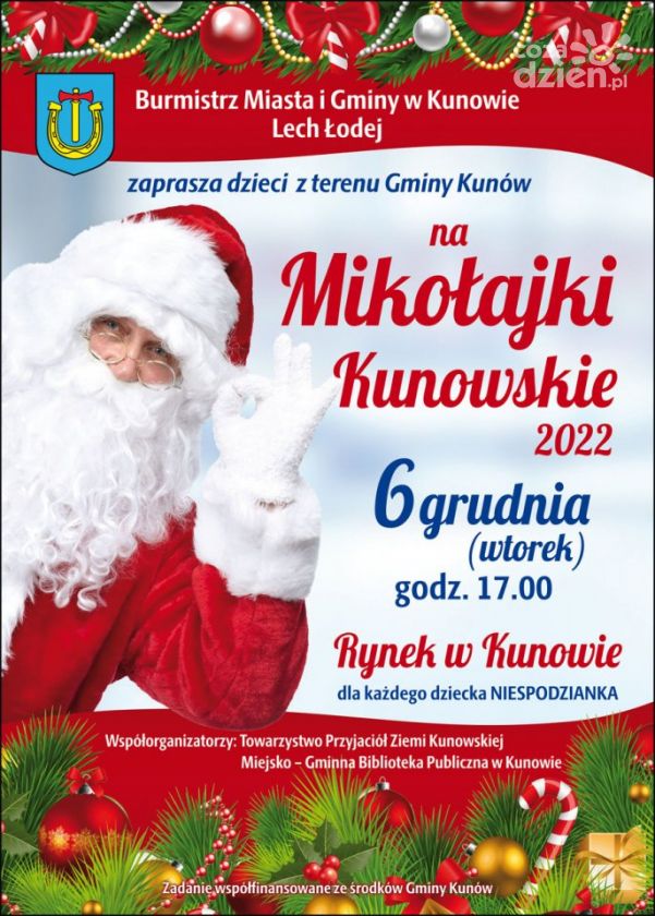 Kunów powita Mikołaja