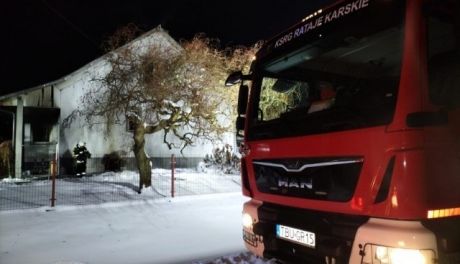Pożar budynku mieszkalnego w Kółku Żabieckim