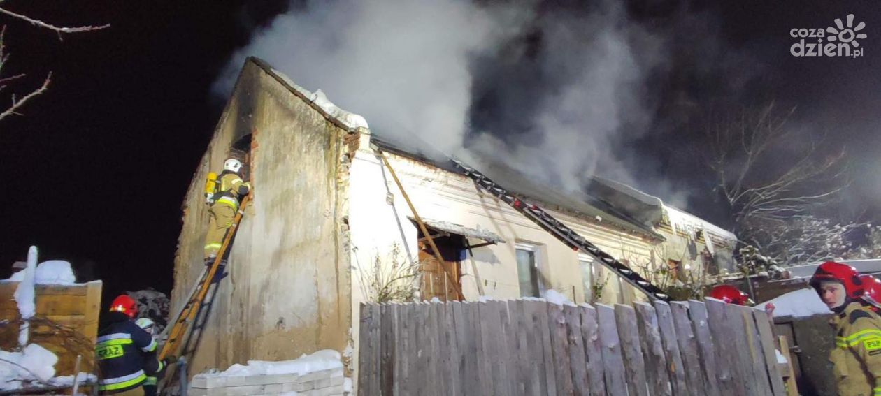 Ostrowieccy strażacy walczyli ze skutkami zimy