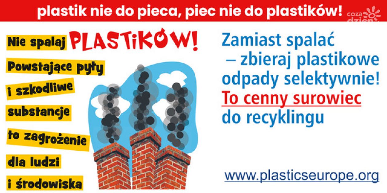Kolejna edycja kampanii „Plastik nie do pieca, piec nie do plastików”