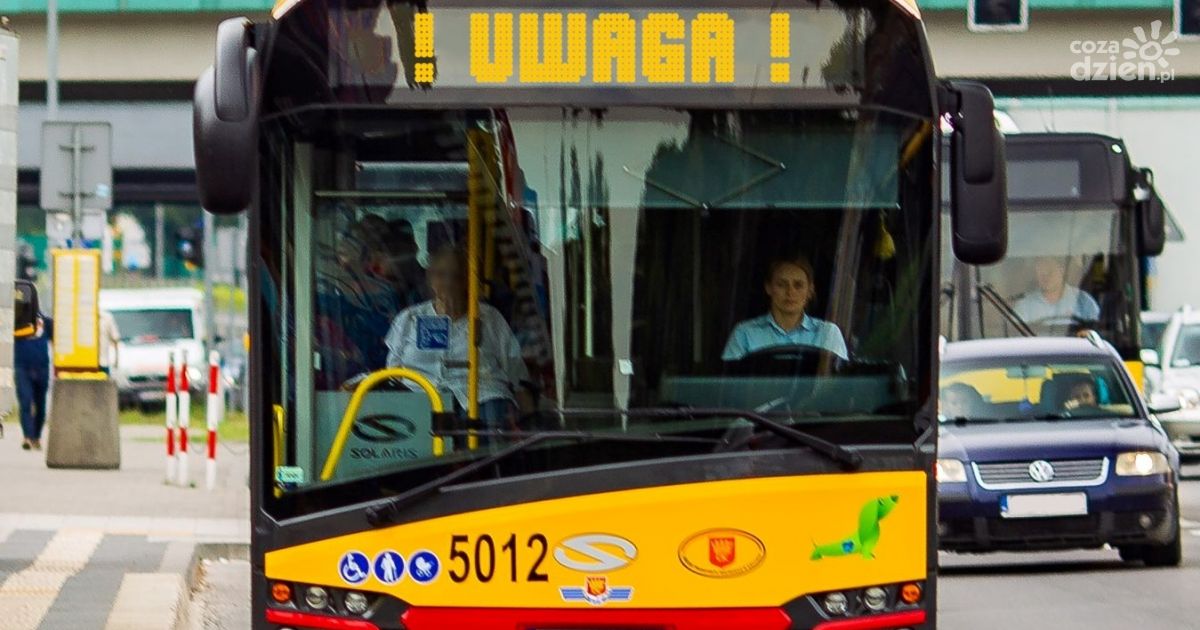 Utrudnienia w komunikacji miejskiej w Kielcach – objazdy przedłużone do wtorku