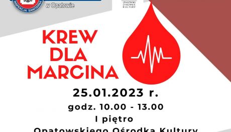 Oddaj krew, pomóż Marcinowi