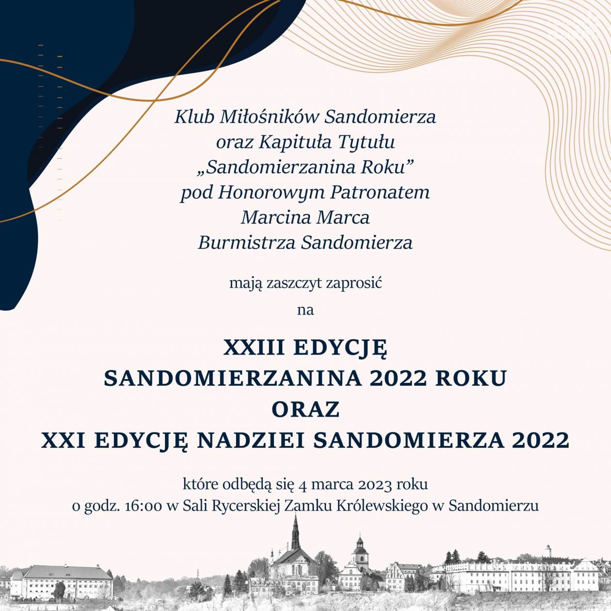 Kto będzie Sandomierzaninem roku 2023?  