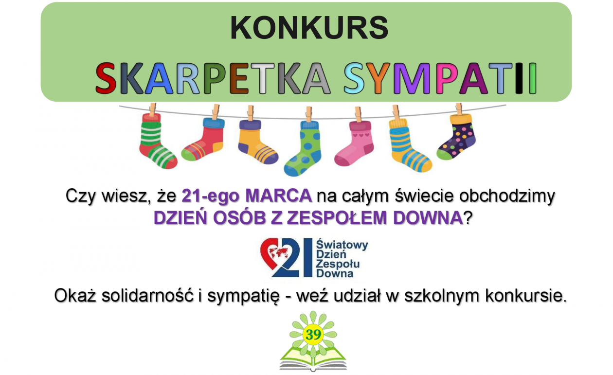 Dzień kolorowej skarpetki