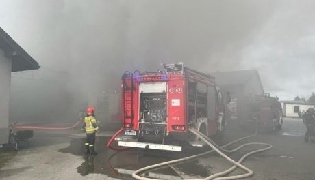 Pożar zakładów mięsnych w Pijanowie
