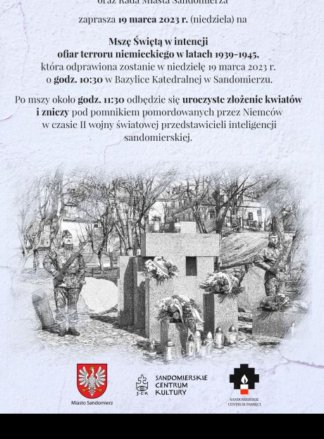 Sandomierz uczci pamięć  mieszkańców zamordowanych w czasie wojny
