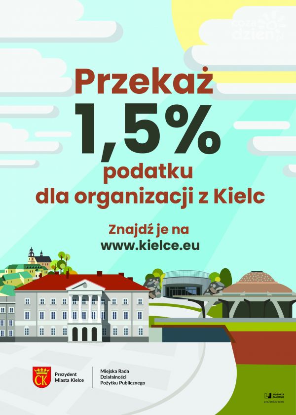 1,5% podatku zostaw w Kielcach - 