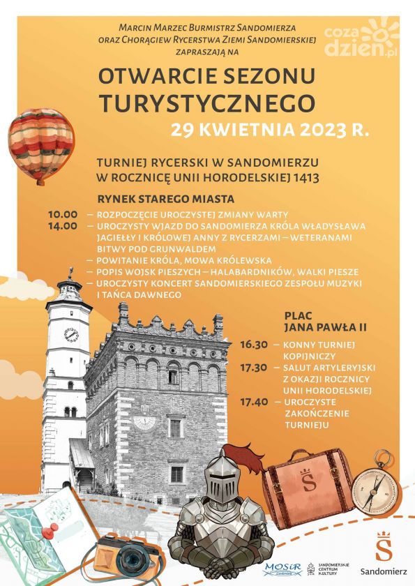 Sandomierz oficjalnie otwiera sezon turystyczny 