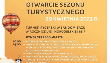 Sandomierz oficjalnie otwiera sezon turystyczny 