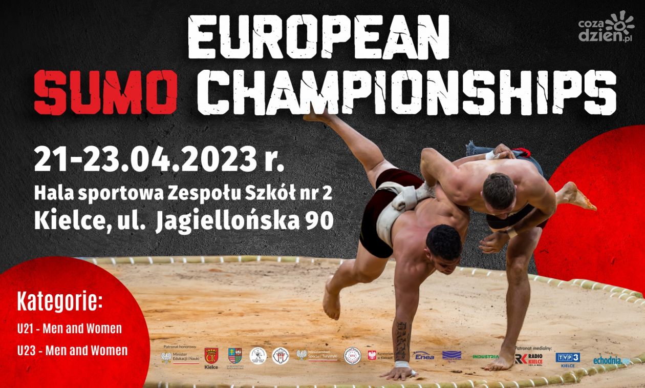 Mistrzostwa Europy Młodzieżowców i Juniorów w Sumo – po raz pierwszy w Kielcach