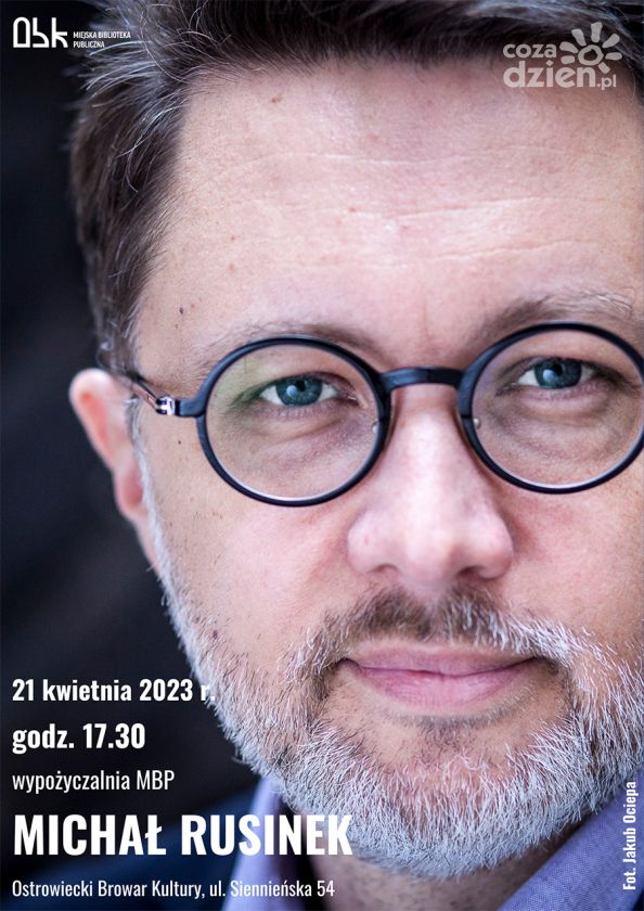 Michał Rusinek w ostrowieckiej bibliotece 