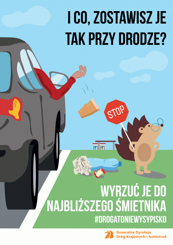 Nie śmieć, droga to nie wysypisko