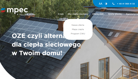 MPEC Kielce z ofertą OZE i nową stroną internetową