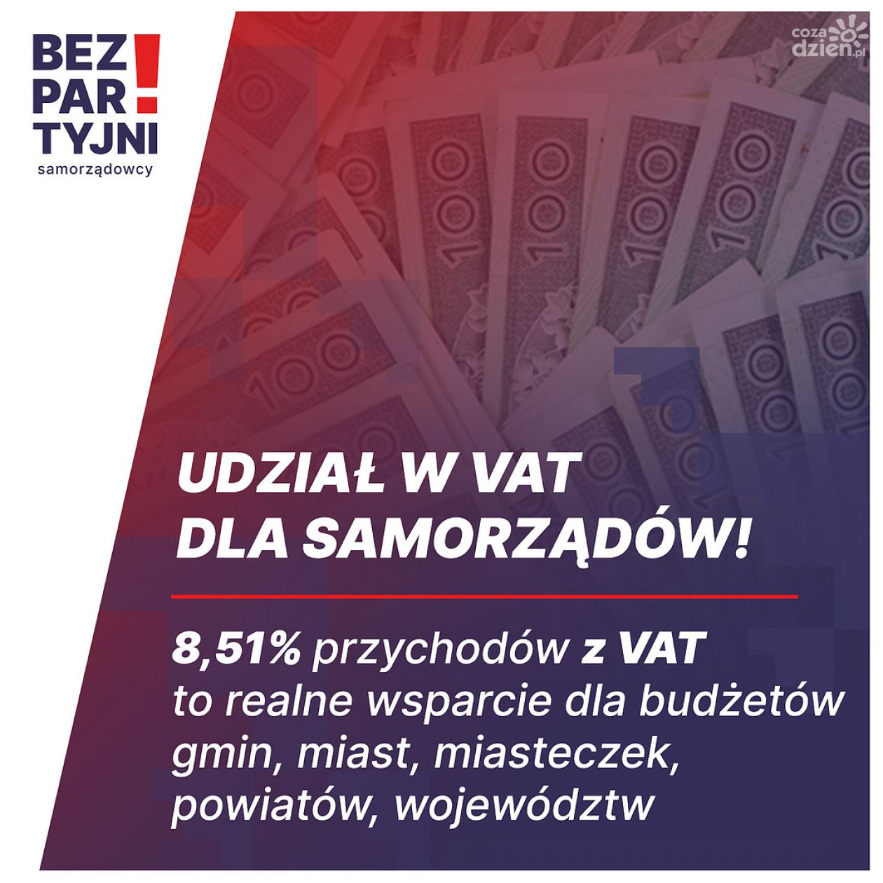 Udział w VAT dla Samorządów