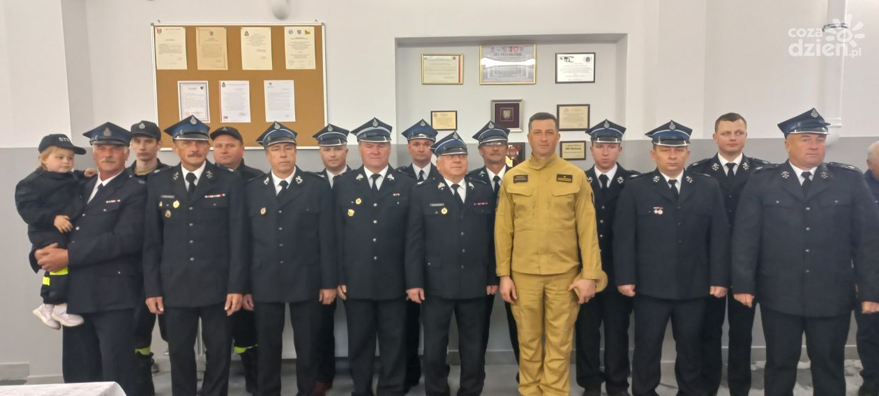 Nowy garaż w OSP Chobrzany  