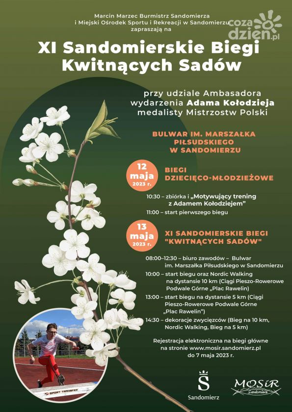 Biegi Kwitnących Sadów w Sandomierzu