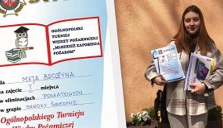 Ostrowczanka w finale wojewódzkim Ogólnopolskiego Turnieju Wiedzy Pożarniczej 
