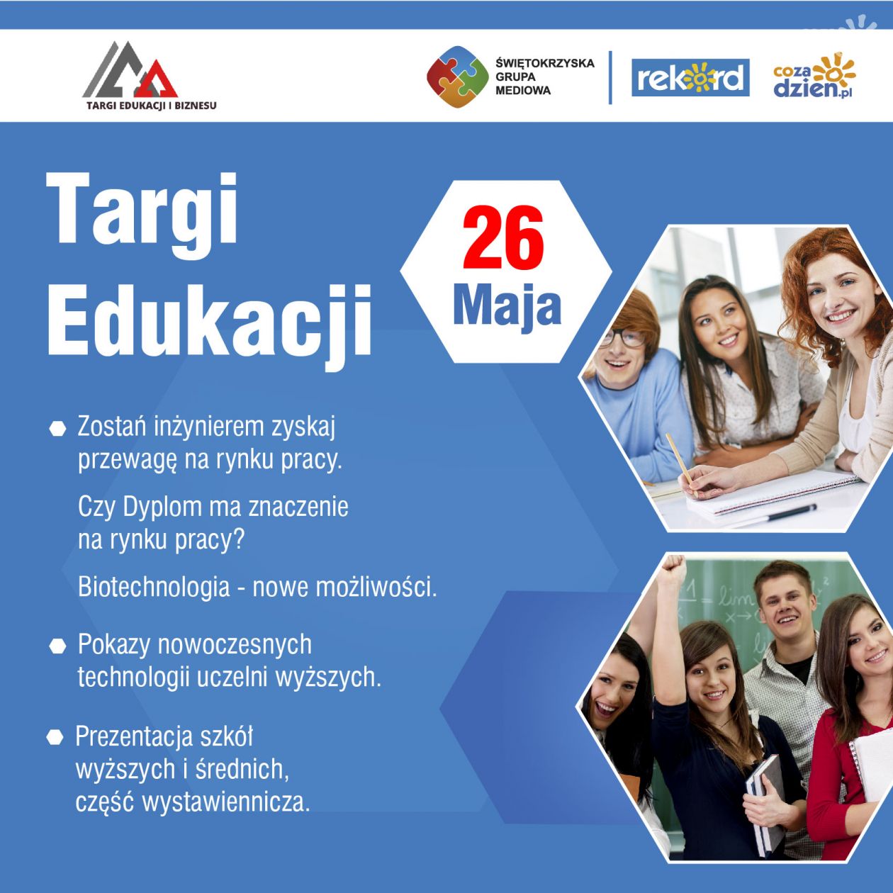 Targi Edukacji w Kielcach już 26 maja