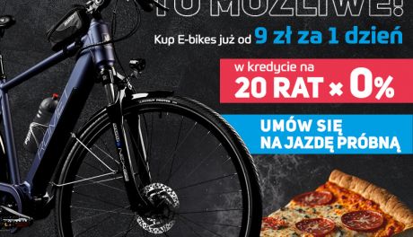 Szaleństwo! Rower elektryczny w cenie kawałka pizzy