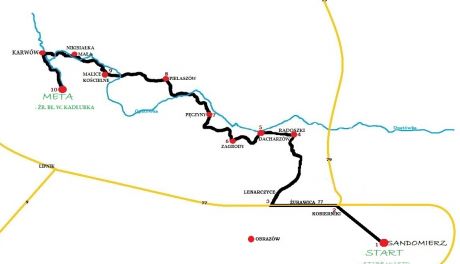 Rajd Papieski po Ziemi Sandomierskiej 