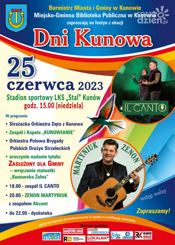 Kunowianie będą świętowali 