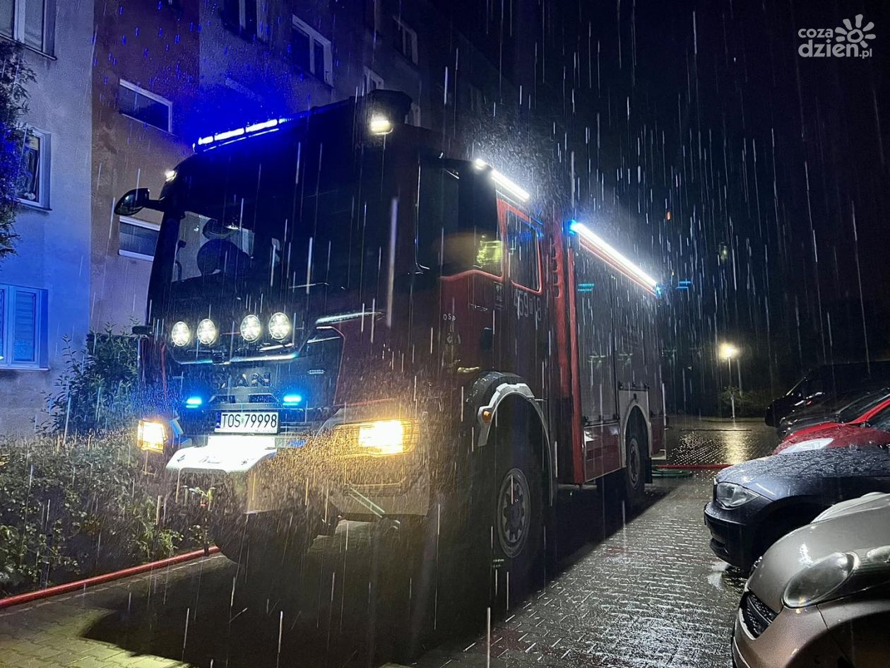 Deszcz zalewał piwnice, posesje i garaże w górnej części Ostrowca 