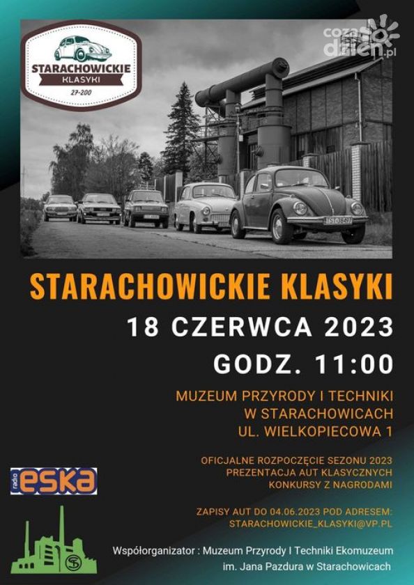 Zjazd i pokazy starych aut w Starachowicach 