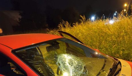 Demolka samochodów w Kielcach