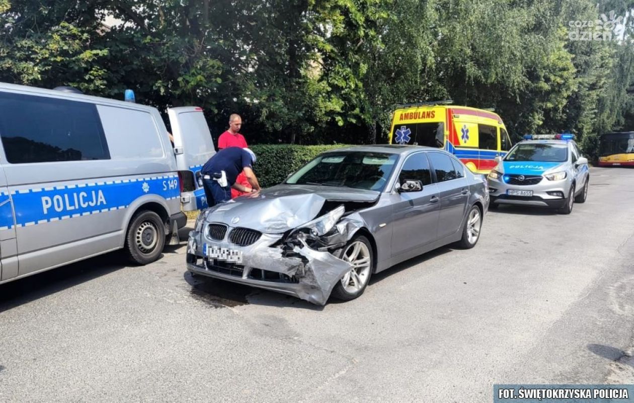 Uciekał przed policją. Jest nagranie