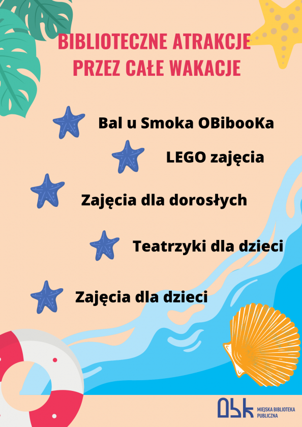 Wakacje z ostrowiecka  biblioteką  