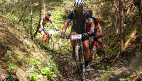 Rowerowe zawody MTB nad Lubianką 