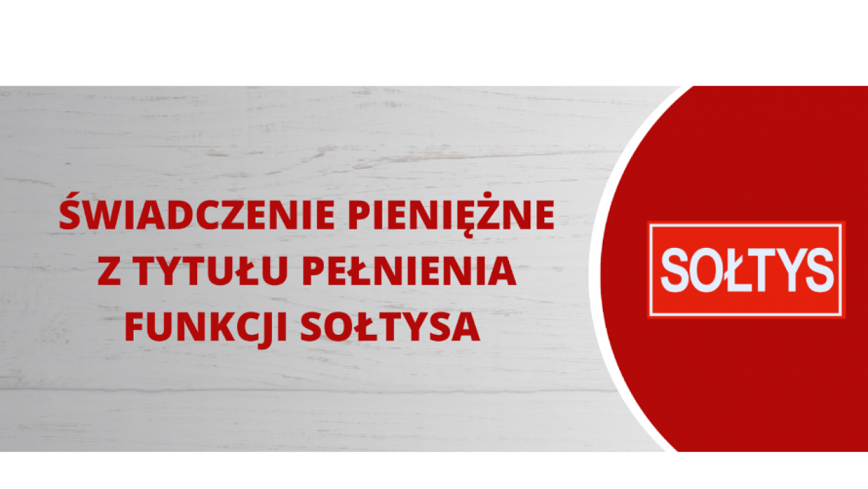 Dodatki finansowe dla sołtysów