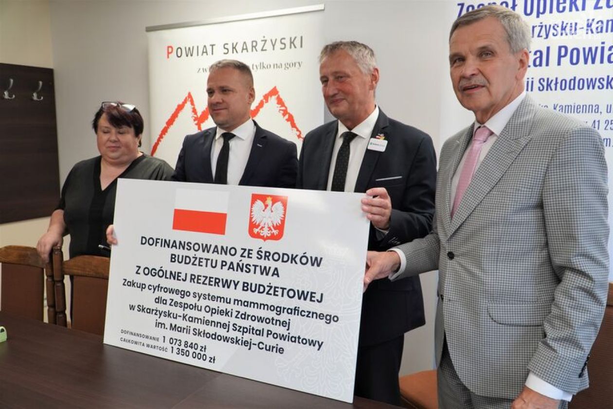 Nowoczesny mammograf w skarżyskim szpitalu 
