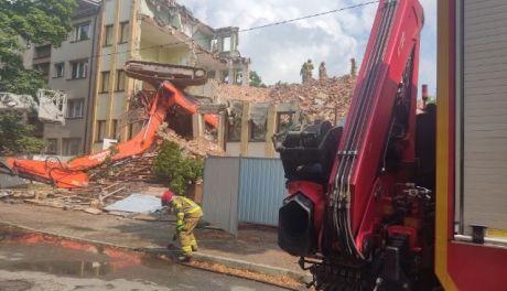 Wypadek na budowie w centrum Kielc. Jedna osoba nie żyje
