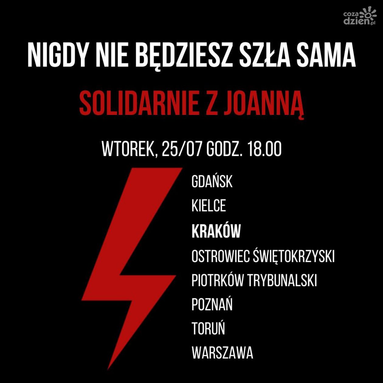 W Ostrowcu będzie kolejny protest przeciwko łamaniu praw kobiet