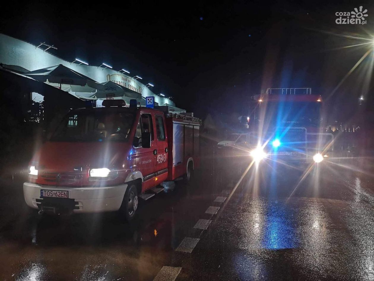 W Starachowicach pożar po wybuchu paliwa do biokominka 