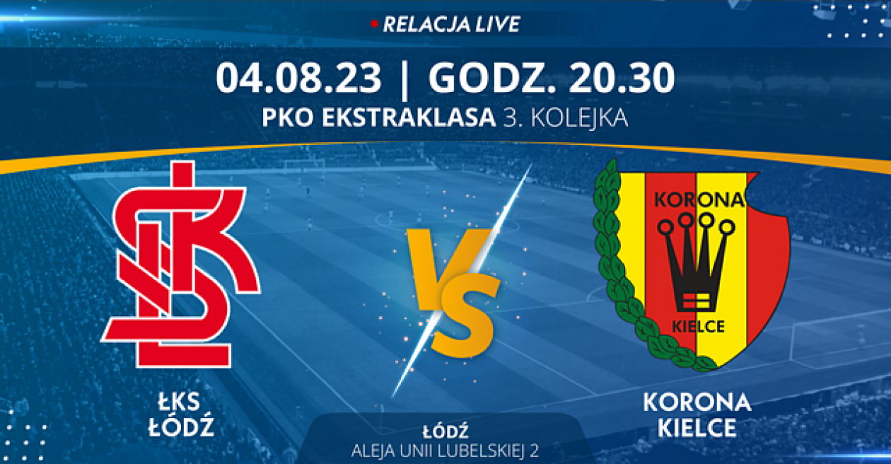ŁKS Łódź - Korona Kielce [relacja LIVE]